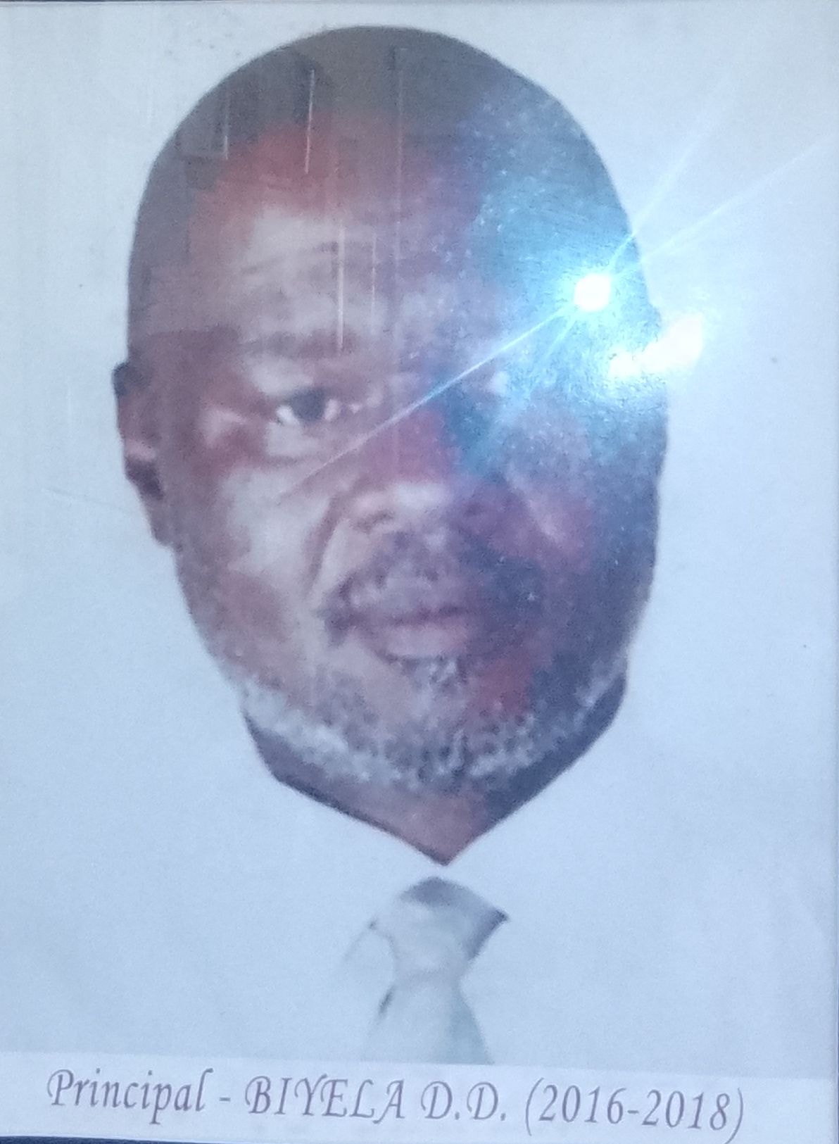 Mr D.D. Biyela, Principal 2016 – 2018